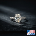 Sienna Cathedral Engagement Ring | Princess Natural Diamond, 18k Yellow Gold | EverLumina
